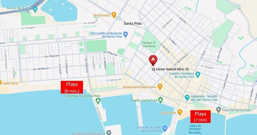 Centrico Apartamento Con Todo A Estrenar En La Playa Santa Pola Eksteriør billede